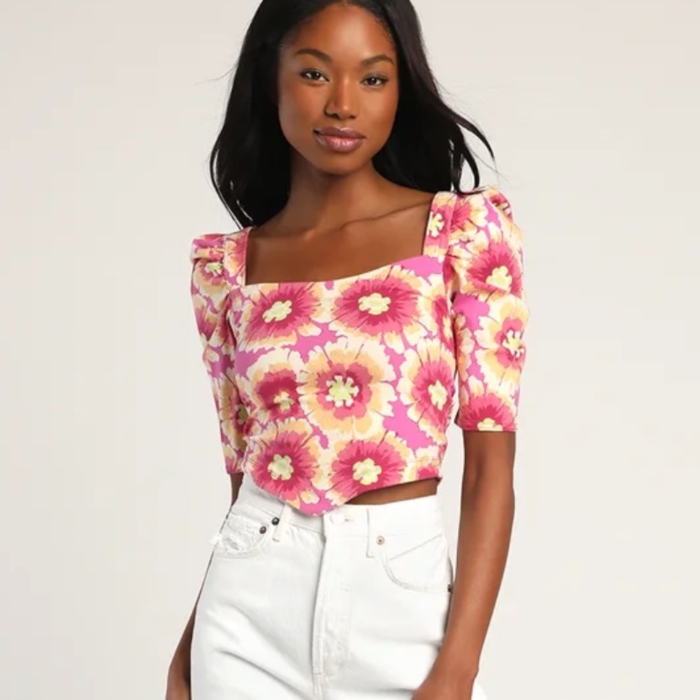 Nwot Give Me More Crop Top